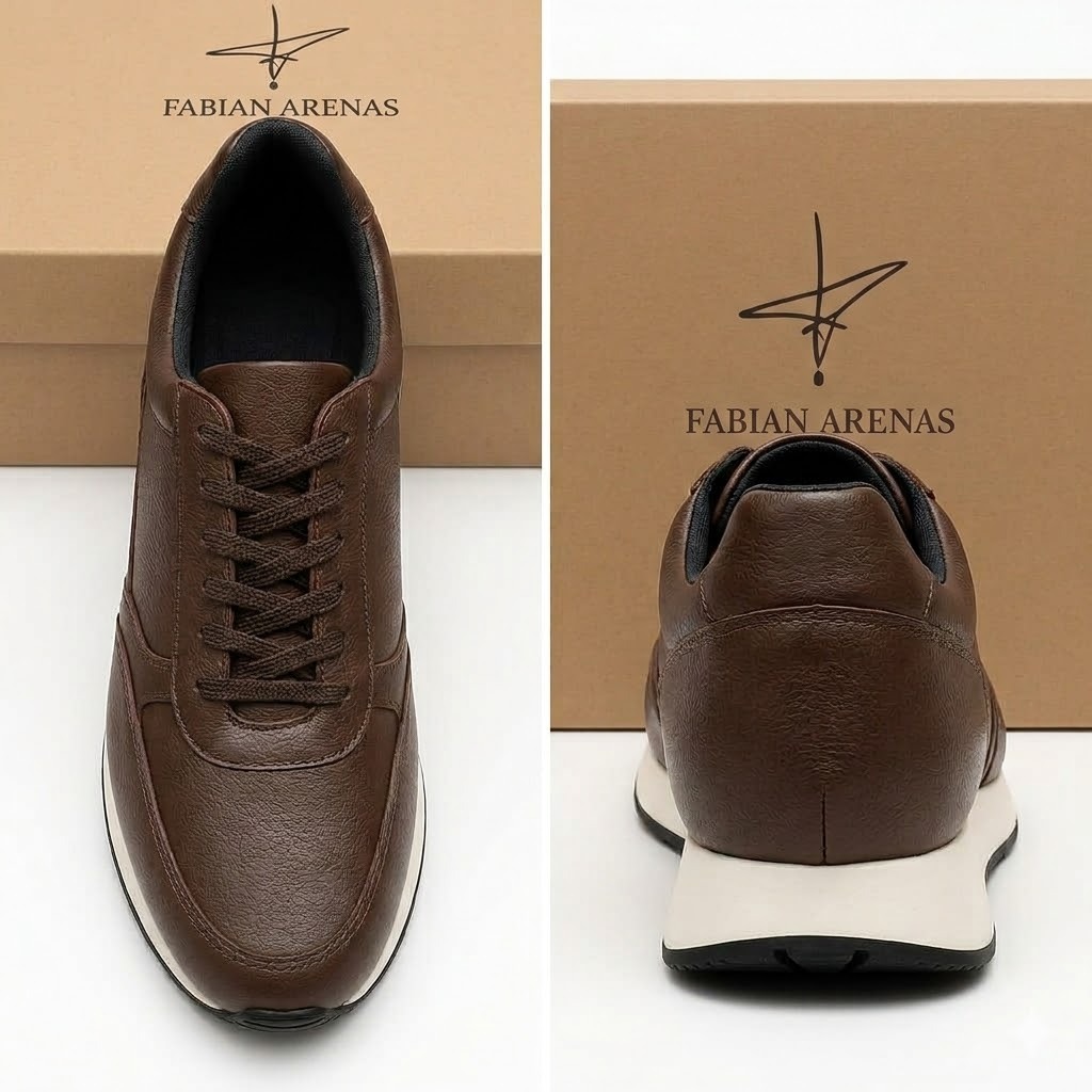 Zapato Casual Fabian Arenas Chocolate Liso Piel - Image 2